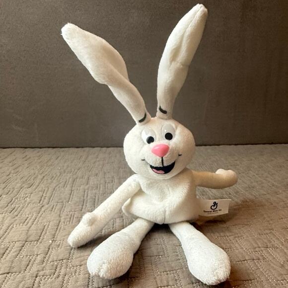 General Mills Trix Bunny White Plush Toy Cereal Promo Prize Stuffed Animal - Picture 1 of 9